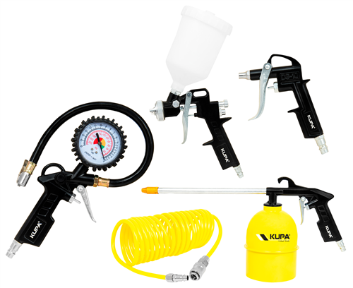 KUPA BOYA VE HAVA TABANCA SETİ 5 PCS